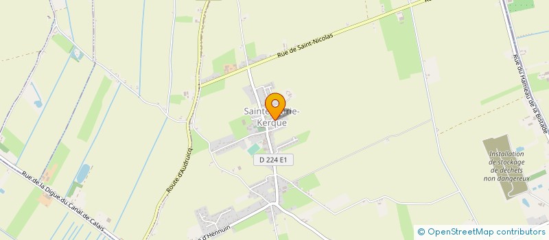 localisation de l'entreprise MADAME JULIE PETITBERGHIEN à SAINTE-MARIE-KERQUE