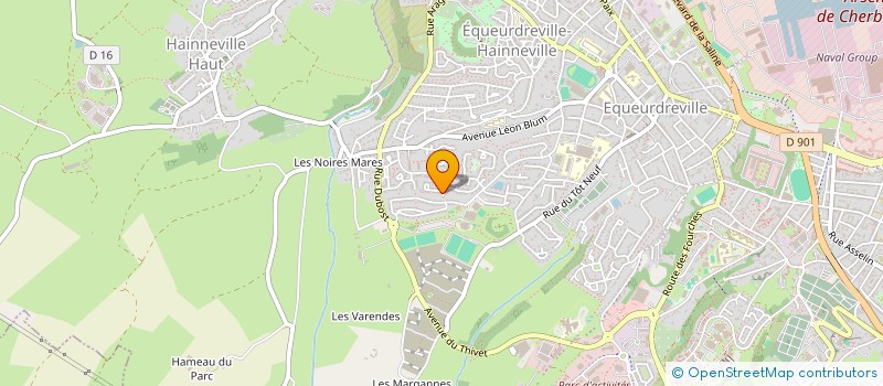 localisation de l'entreprise MADAME JULIE PETITPIERRE  CHERBOURG-EN-COTENTIN