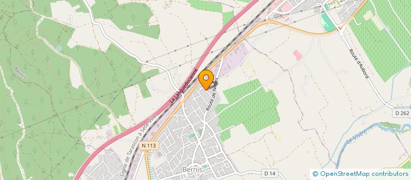 localisation de l'entreprise MADAME JULIE PEUTHERT  BERNIS