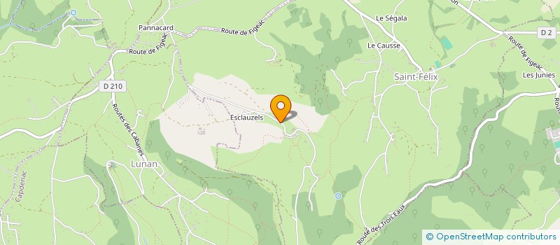 localisation de l'entreprise MADAME JULIE PEZET  SAINT-FELIX