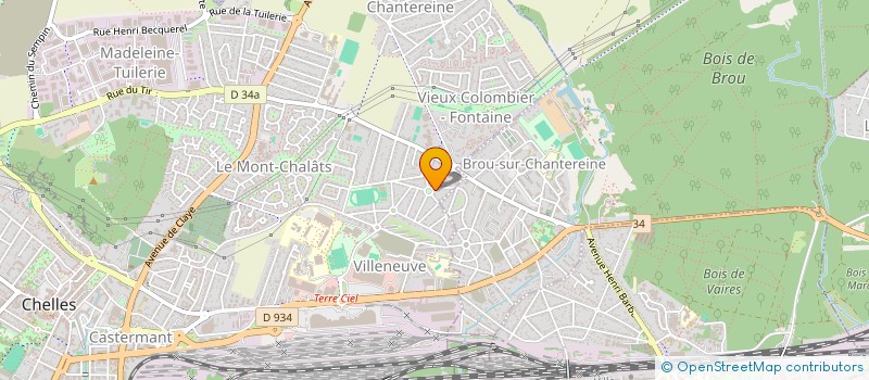 localisation de l'entreprise MADAME JULIE PHAETON  CHELLES