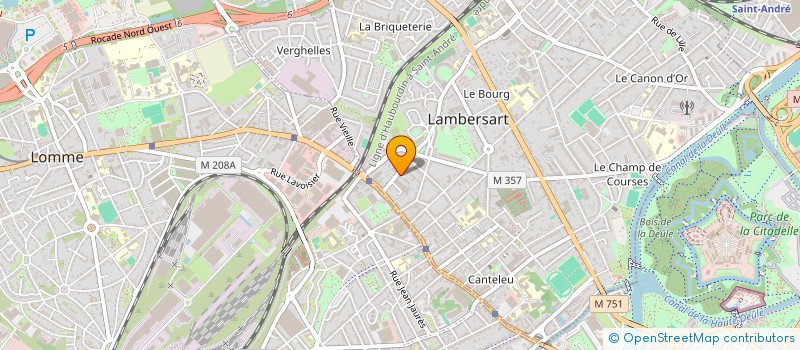 localisation de l'entreprise MADAME JULIE PHILIPPE à LAMBERSART