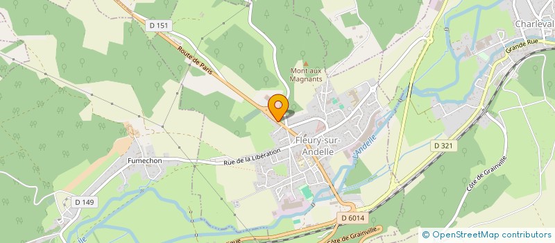 localisation de l'entreprise MADAME JULIE PHILIPPE  FLEURY-SUR-ANDELLE