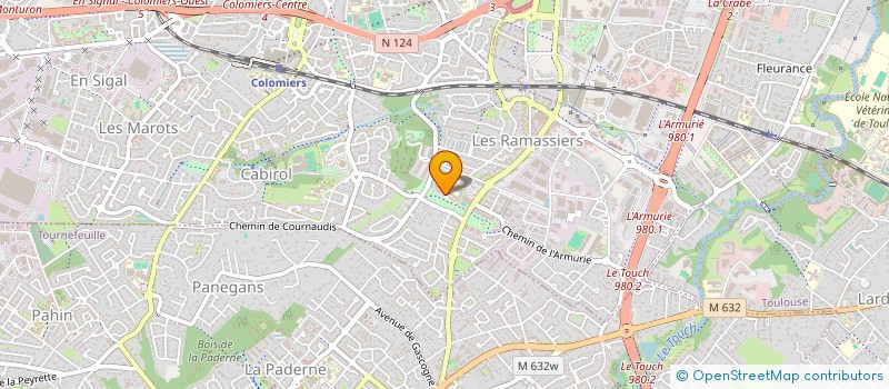 localisation de l'entreprise MADAME JULIE PIAU à COLOMIERS