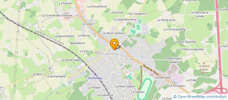 localisation de l'entreprise MADAME JULIE PICHON à ECOMMOY