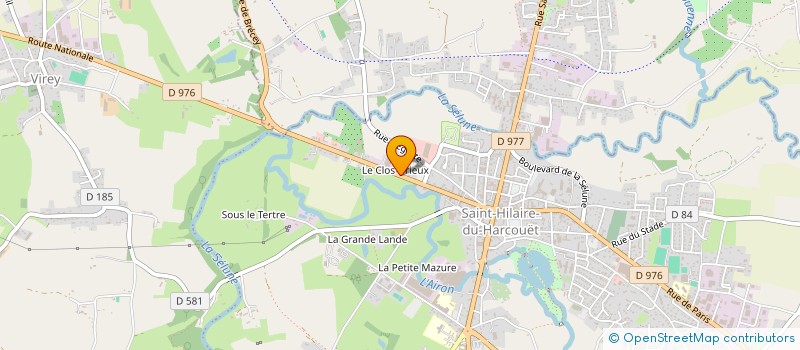 localisation de l'entreprise MADAME JULIE PIERRE DIT LEMARQUAND  SAINT-HILAIRE-DU-HARCOUET