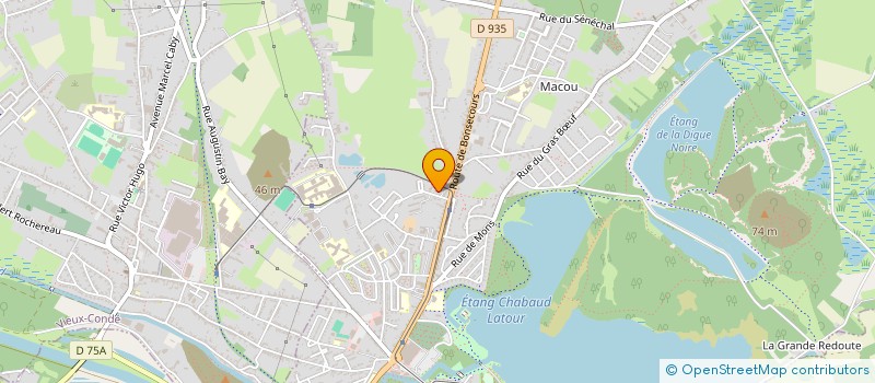 localisation de l'entreprise MADAME JULIE PIERRET  CONDE-SUR-L'ESCAUT