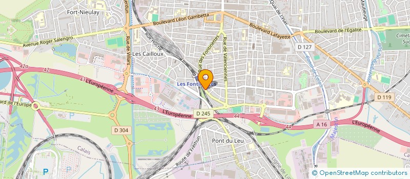 localisation de l'entreprise MADAME JULIE PIERRU  CALAIS