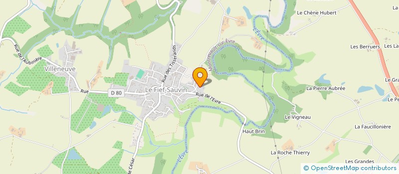 localisation de l'entreprise MADAME JULIE PILLET à BEAUPREAU-EN-MAUGES