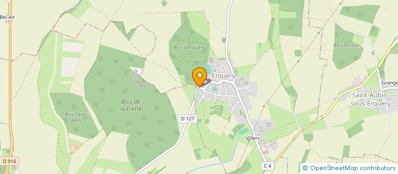 localisation de l'entreprise MADAME JULIE PILLON  ERQUERY