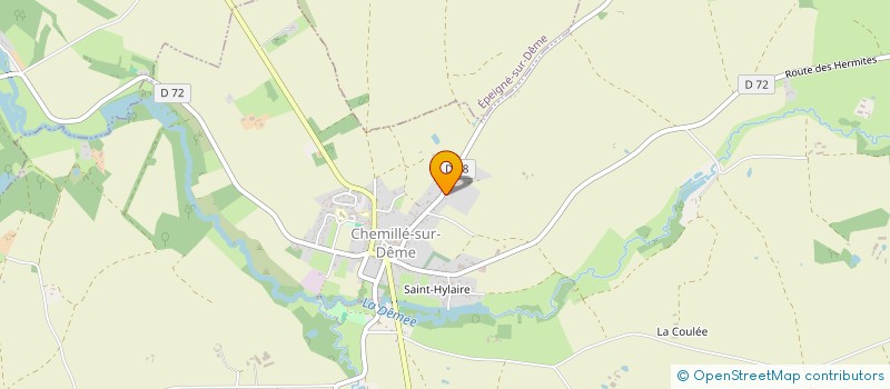 localisation de l'entreprise MADAME JULIE PIRAUX  CHEMILLE-SUR-DEME