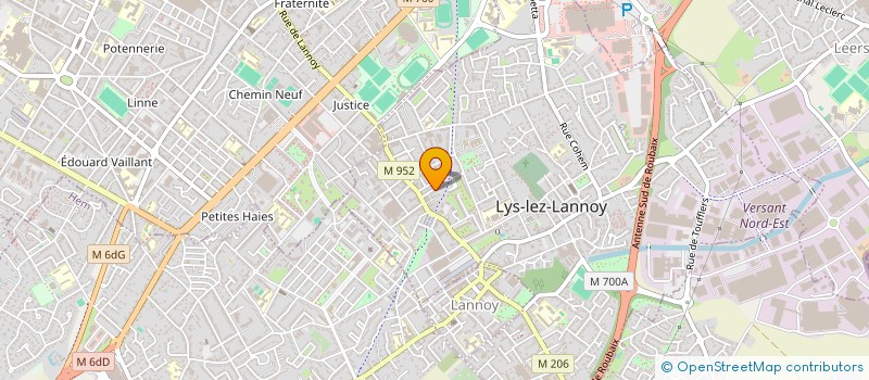 localisation de l'entreprise MADAME JULIE PISSY  LYS-LEZ-LANNOY