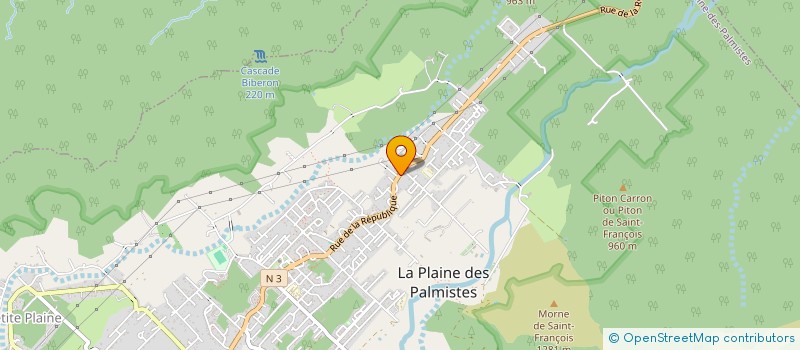 localisation de l'entreprise MADAME JULIE PLANTE à LA PLAINE-DES-PALMISTES