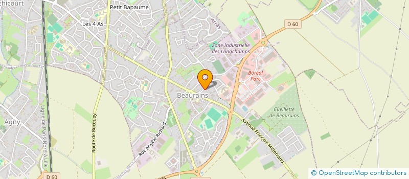 localisation de l'entreprise MADAME JULIE PLATEL  BEAURAINS