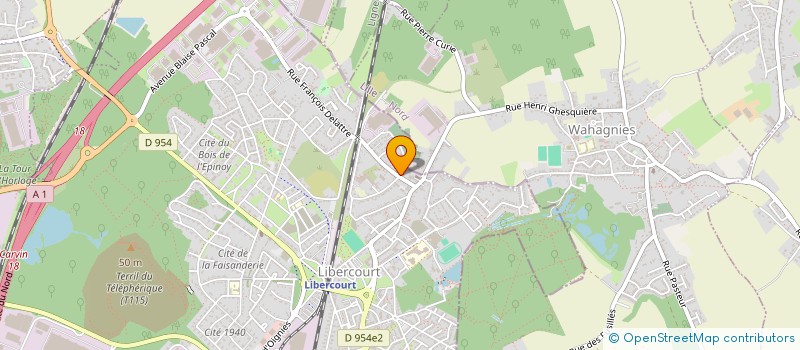 localisation de l'entreprise MADAME JULIE PLOMB  LIBERCOURT