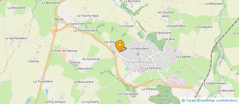 localisation de l'entreprise MADAME JULIE PLUCHON à CHANVERRIE