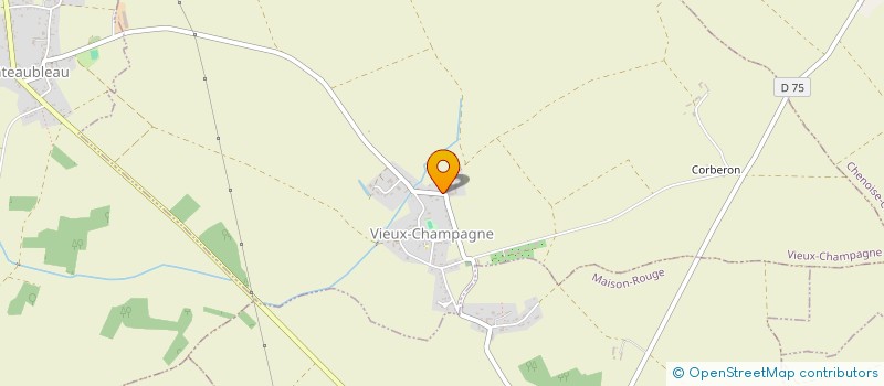 localisation de l'entreprise MADAME JULIE POCHET  VIEUX-CHAMPAGNE