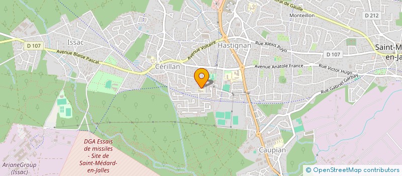 localisation de l'entreprise MADAME JULIE POGET  SAINT-MEDARD-EN-JALLES