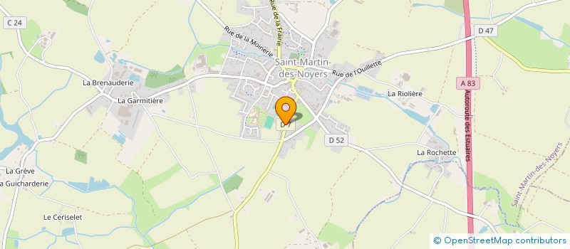 localisation de l'entreprise MADAME JULIE POGNARD  ESSARTS-EN-BOCAGE