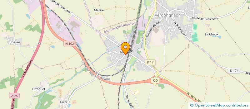 localisation de l'entreprise MADAME JULIE POINSON  SAINT-GERON