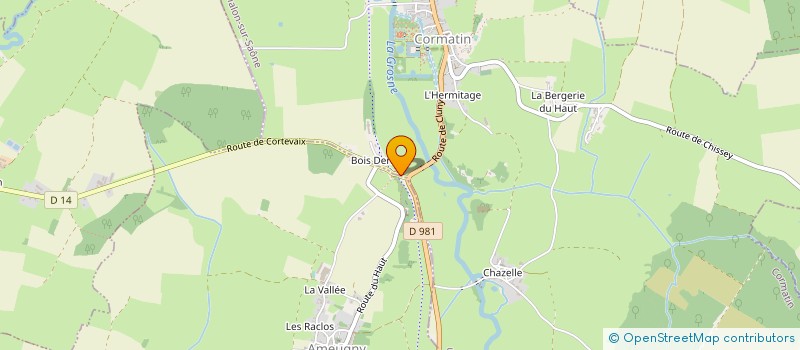 localisation de l'entreprise MADAME JULIE POIRIER à SAVIGNY-SUR-GROSNE