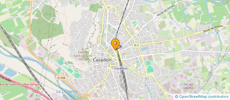 localisation de l'entreprise MADAME JULIE POLETTO  CAVAILLON