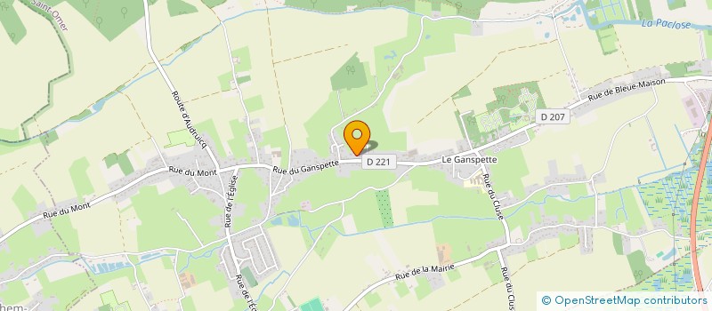 localisation de l'entreprise MADAME JULIE POLLET  EPERLECQUES