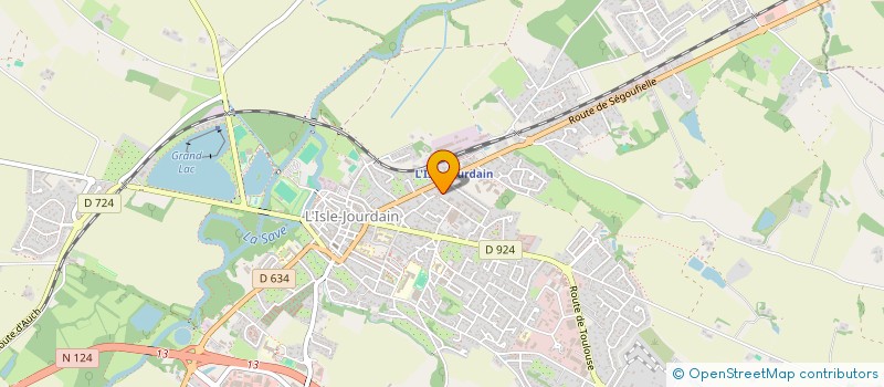 localisation de l'entreprise MADAME JULIE POLOVI  L'ISLE-JOURDAIN