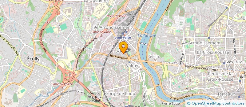 localisation de l'entreprise MADAME JULIE PONCET  LYON