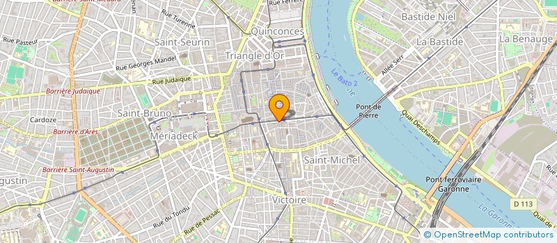 localisation de l'entreprise MADAME JULIE PONS  BORDEAUX