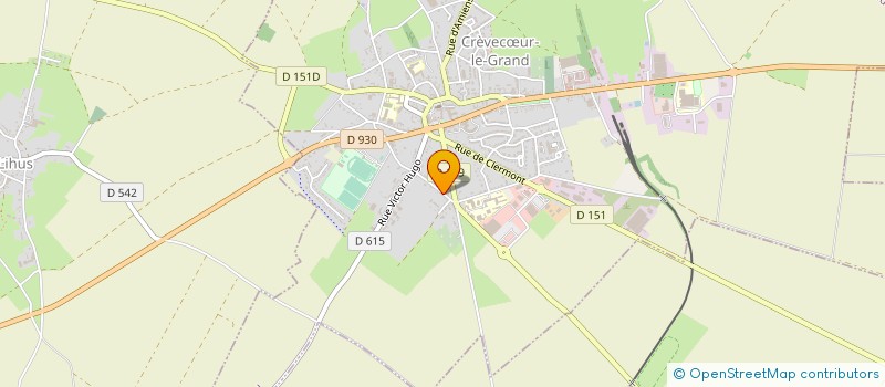 localisation de l'entreprise MADAME JULIE PORCHER  CREVECUR-LE-GRAND