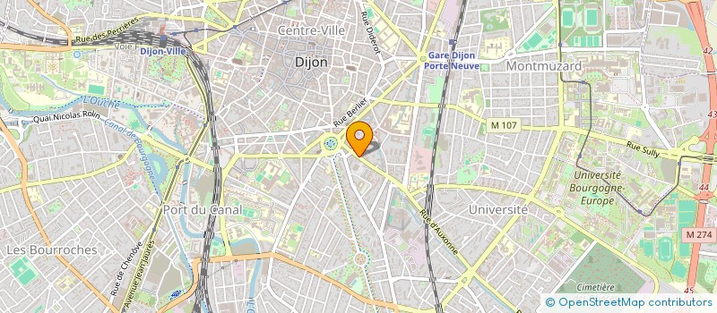localisation de l'entreprise MADAME JULIE PORTAL à DIJON