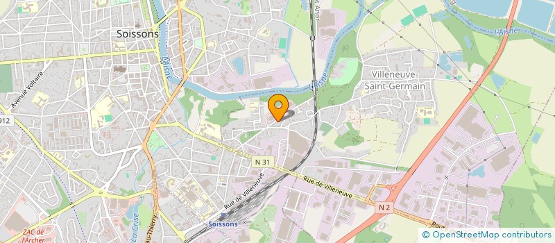 localisation de l'entreprise MADAME JULIE POTEAU  VILLENEUVE-SAINT-GERMAIN