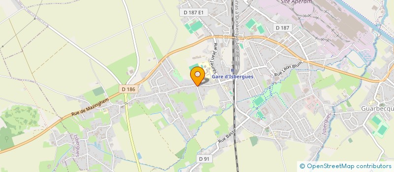 localisation de l'entreprise MADAME JULIE POUILLE  ISBERGUES