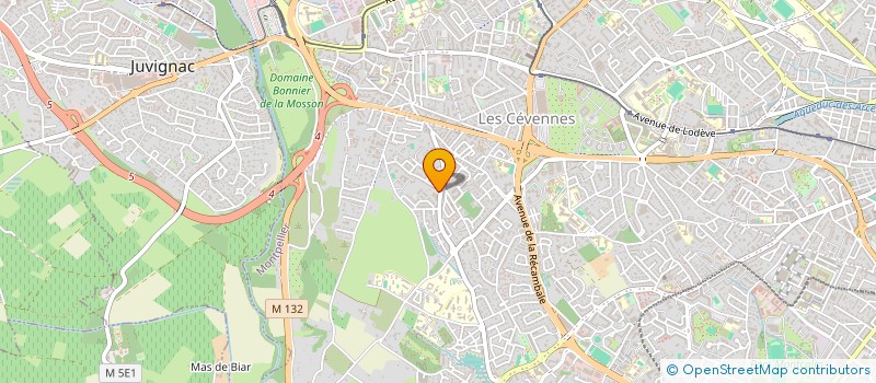 localisation de l'entreprise MADAME JULIE POUJOL à MONTPELLIER