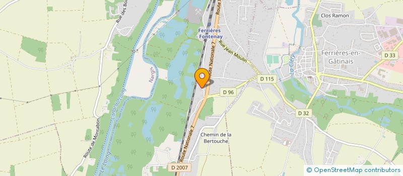 localisation de l'entreprise MADAME JULIE POULAIN à FONTENAY-SUR-LOING