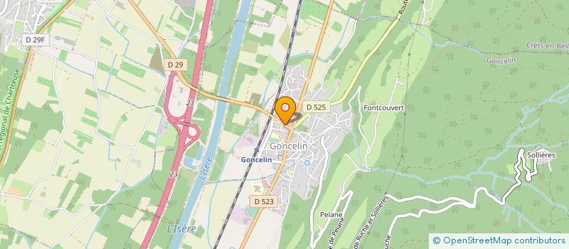 localisation de l'entreprise MADAME JULIE POULET  CRETS EN BELLEDONNE