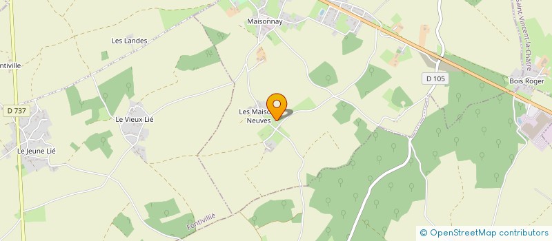 localisation de l'entreprise MADAME JULIE POUPART à MAISONNAY