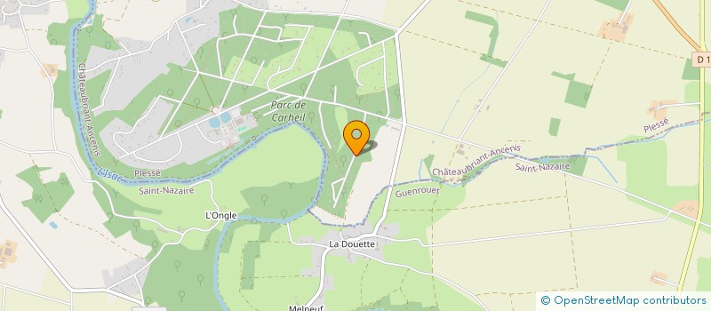 localisation de l'entreprise MADAME JULIE POUSSIELGUES  PLESSE