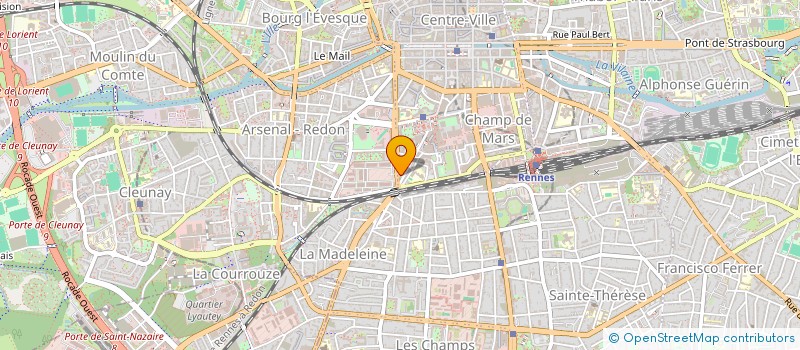 localisation de l'entreprise MADAME JULIE POUTAS  RENNES