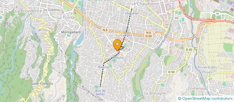 localisation de l'entreprise MADAME JULIE PREVOST à SAINT-DENIS