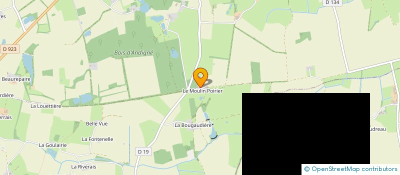 localisation de l'entreprise MADAME JULIE PREZEAU  VALLONS-DE-L'ERDRE