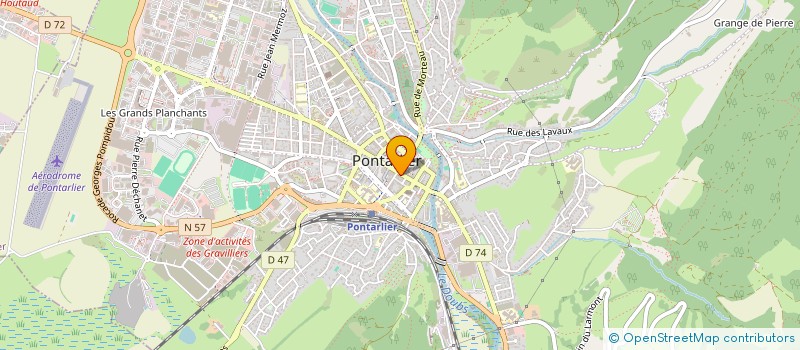 localisation de l'entreprise MADAME JULIE PRINCE à PONTARLIER