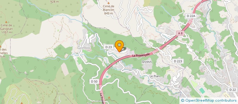 localisation de l'entreprise MADAME JULIE PRIVE  GORBIO