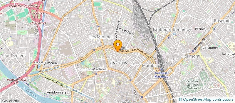localisation de l'entreprise MADAME JULIE PRUD'HOMME à TOULOUSE