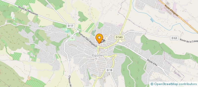 localisation de l'entreprise MADAME JULIE PRUVOT  EGUILLES