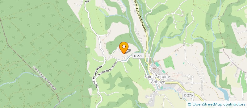 localisation de l'entreprise MADAME JULIE PUECH  SAINT ANTOINE L'ABBAYE
