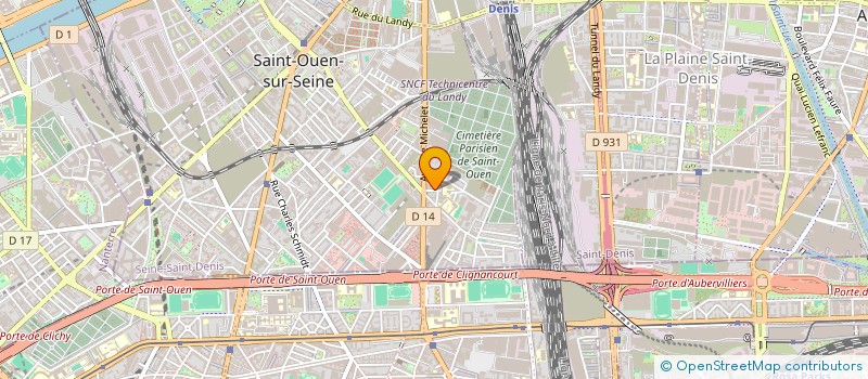 localisation de l'entreprise MADAME JULIE PUJOL-DOREY à SAINT-OUEN-SUR-SEINE