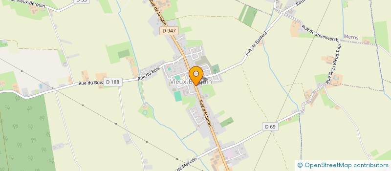 localisation de l'entreprise MADAME JULIE QUENTIN  VIEUX-BERQUIN