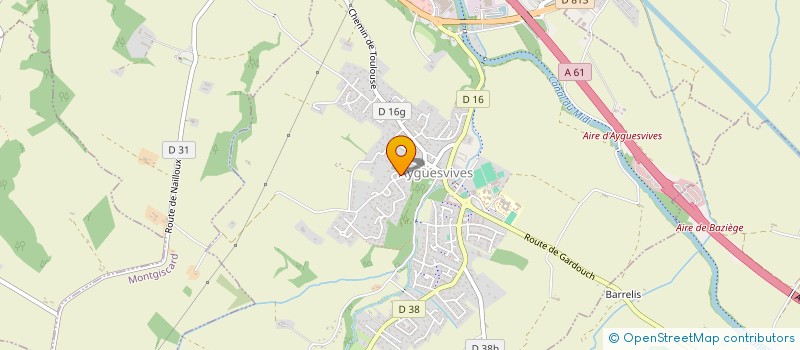 localisation de l'entreprise MADAME JULIE QUESNEL  AYGUESVIVES